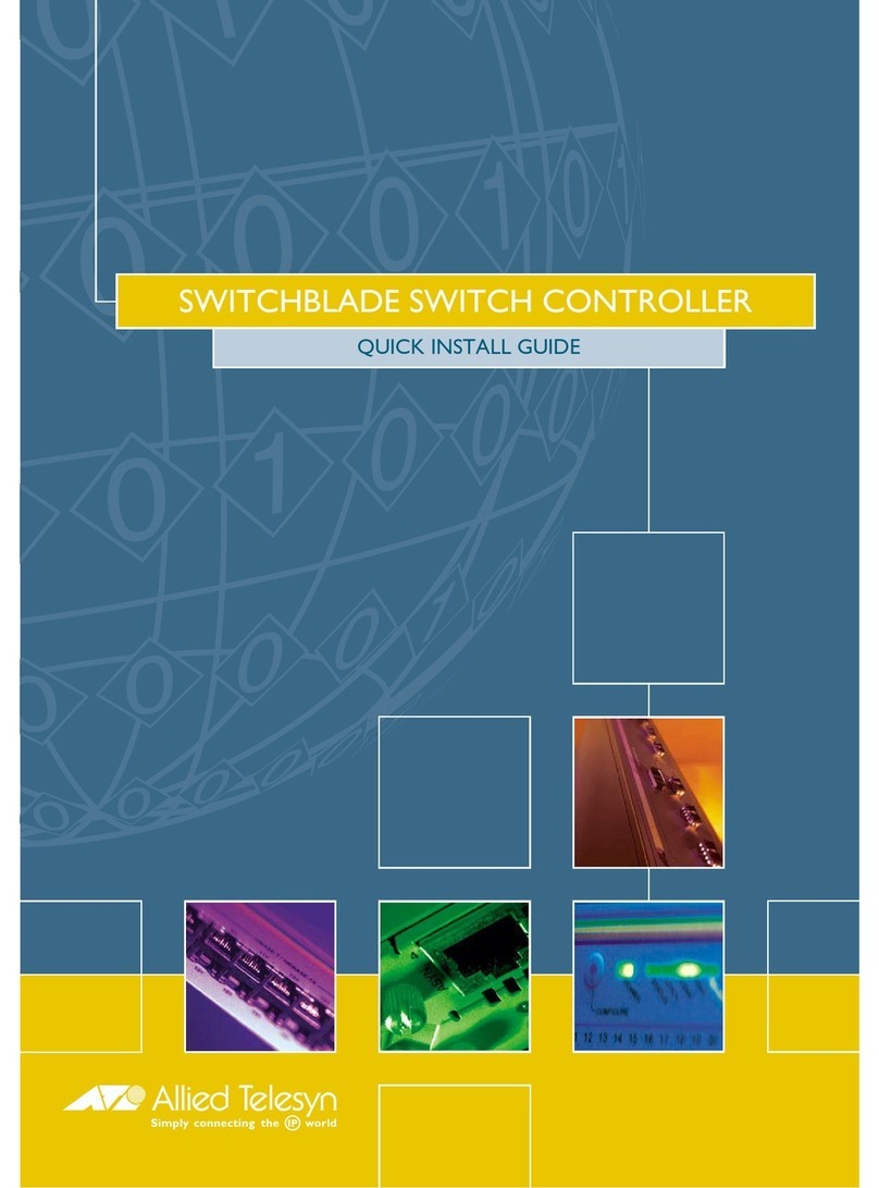 Allied Telesis Switch Controller User manual