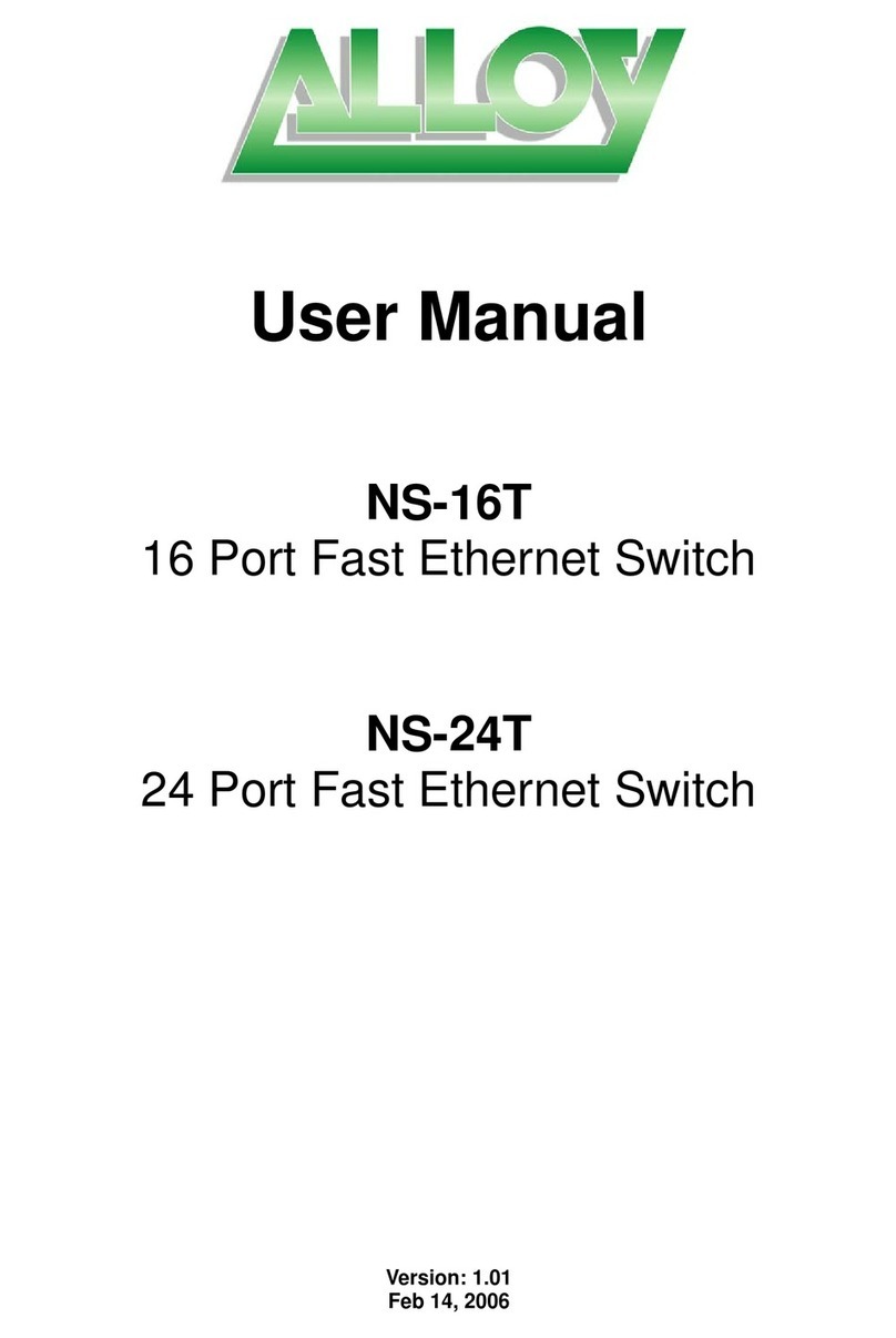 Alloy NS-16T User manual
