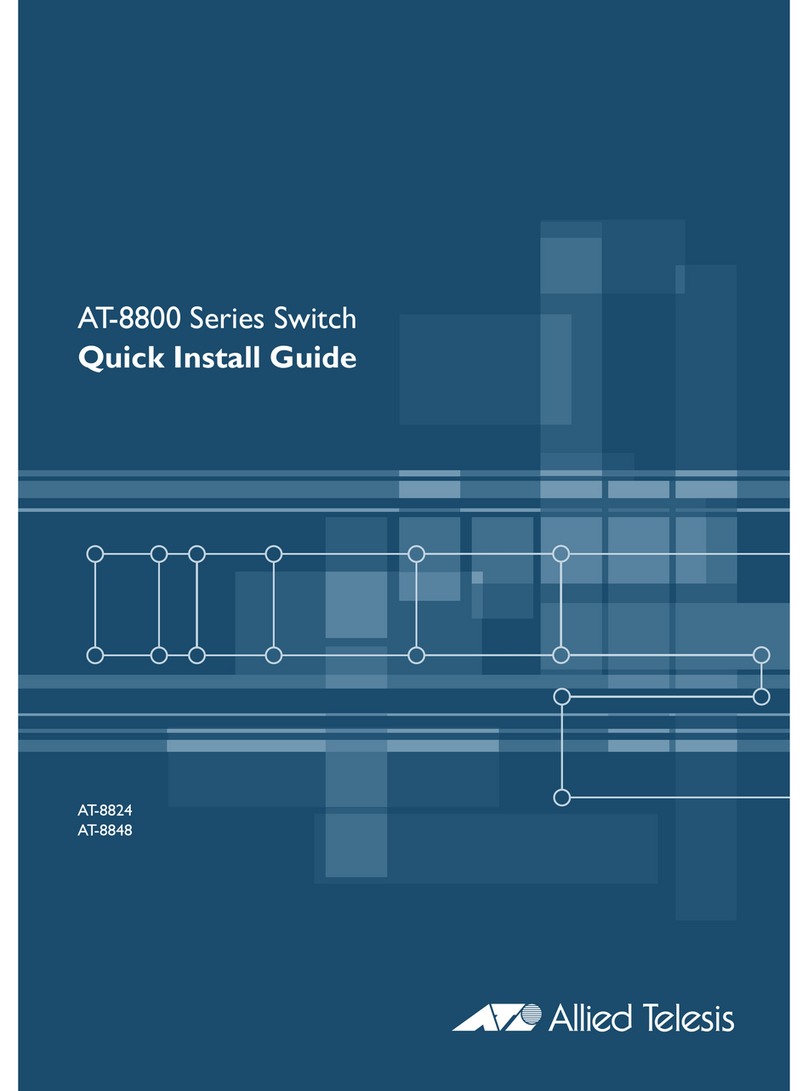 Allied Telesis AT-8800 Series User manual Allied Telesis AT-8800 Series User manual