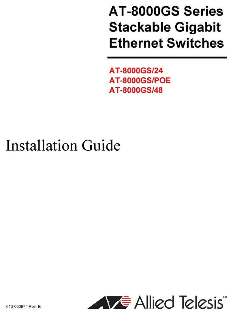 Allied Telesis AT-8000GS/24 User manual