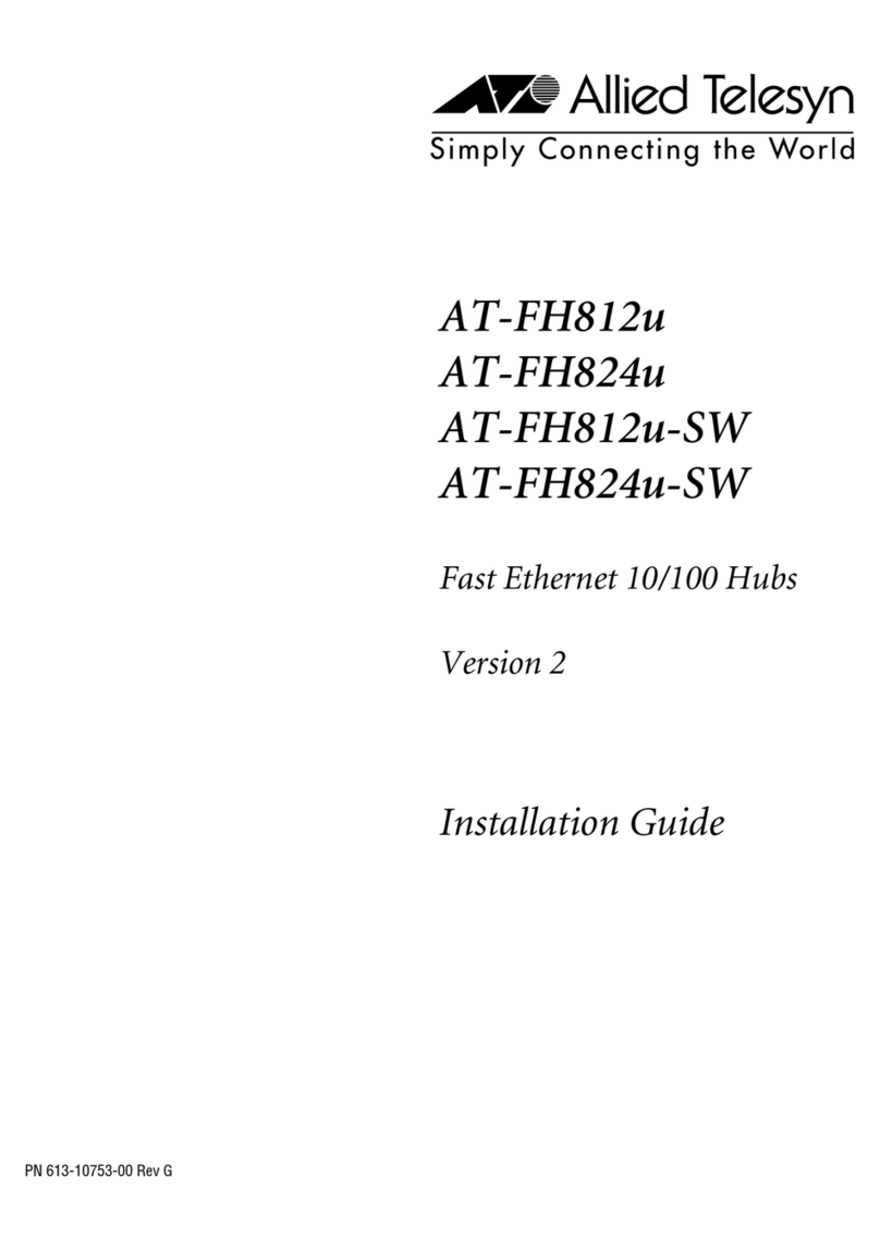 Allied Telesis AT FH812U  AT-FH812U AT-FH812U User manual