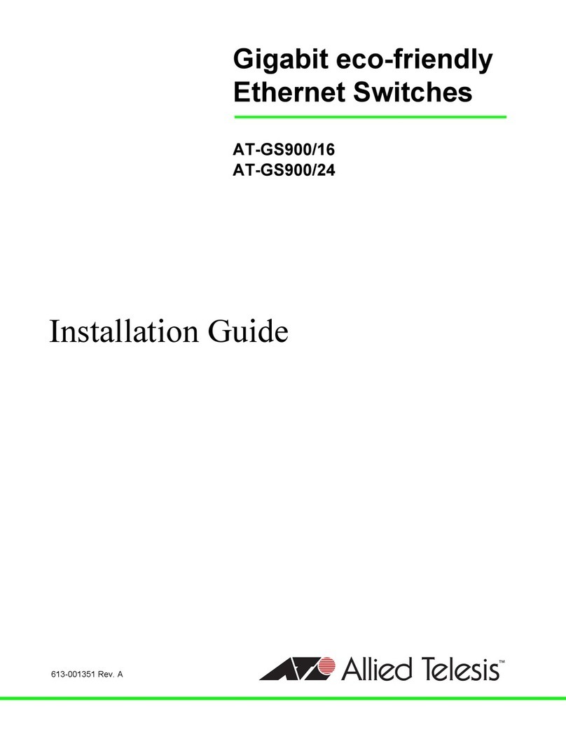 Allied Telesis AT-GS900/16 installation guide