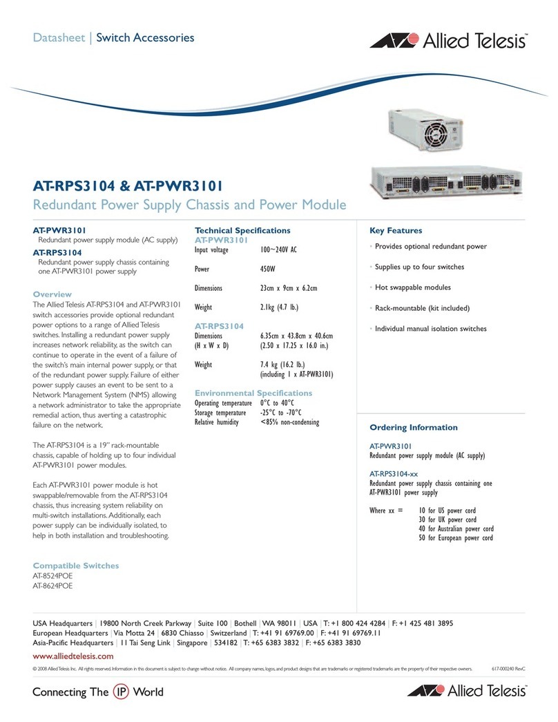 Allied Telesis AT-8524POE Series User manual