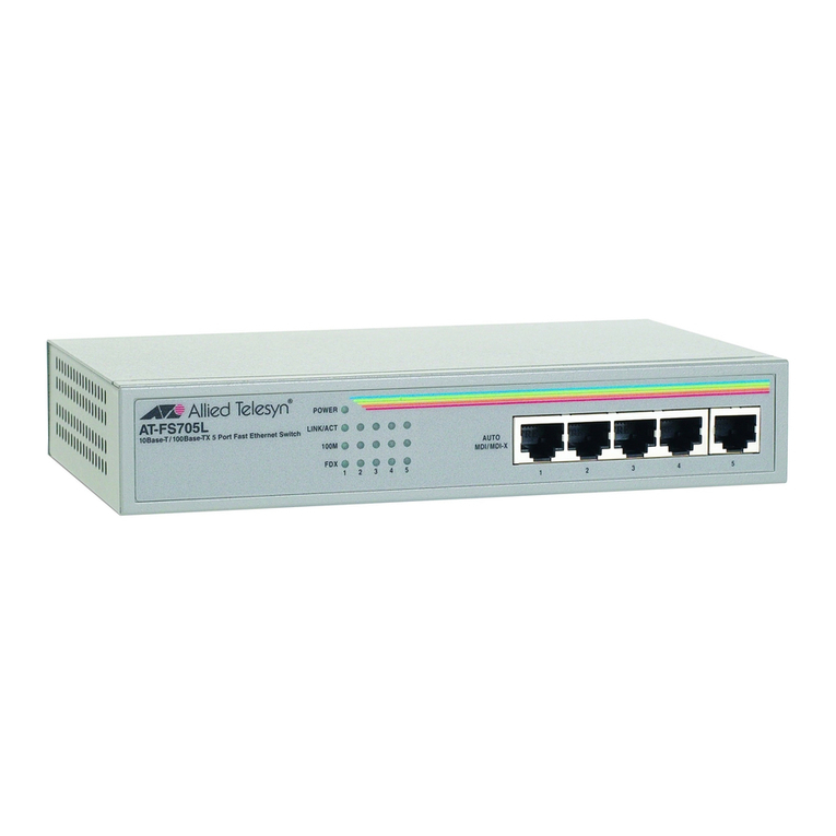 Allied Telesis AT-FS705L User manual