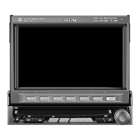 Alpine IVA-C800 owner's manual