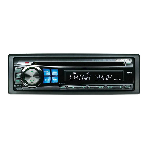 Alpine CDE-9870 owner's manual