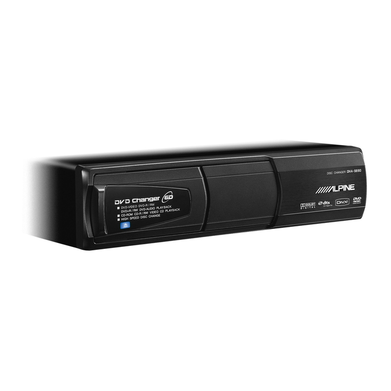 Alpine S690 - DHA - DVD Changer owner's manual
