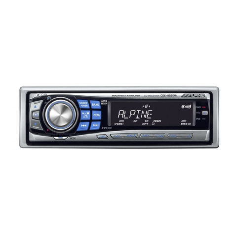 Alpine CDE-9850Ri User manual