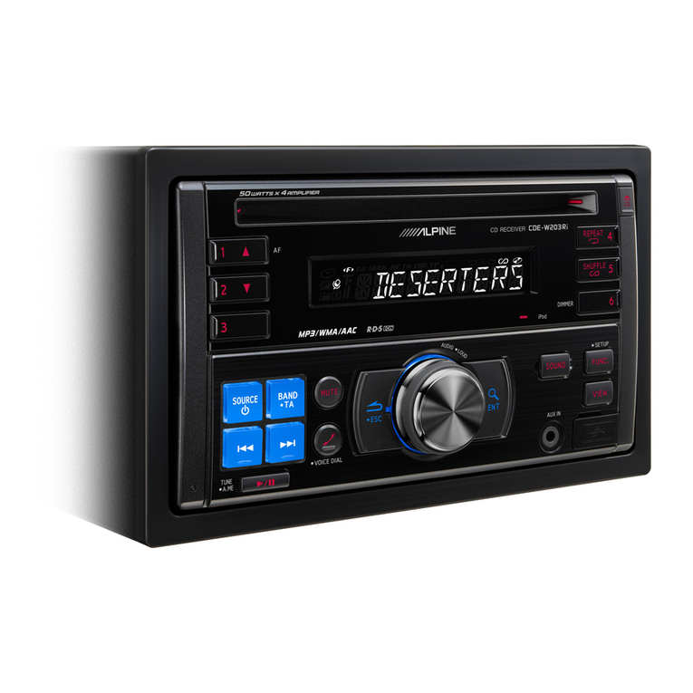 Alpine CDE-W203RI User manual