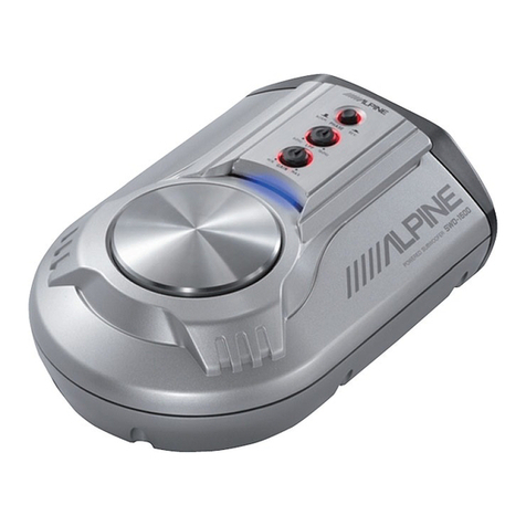 Alpine SWD-1600 User manual