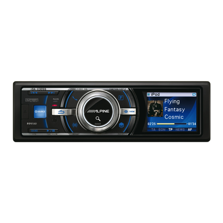 Alpine iDA-X305S owner's manual