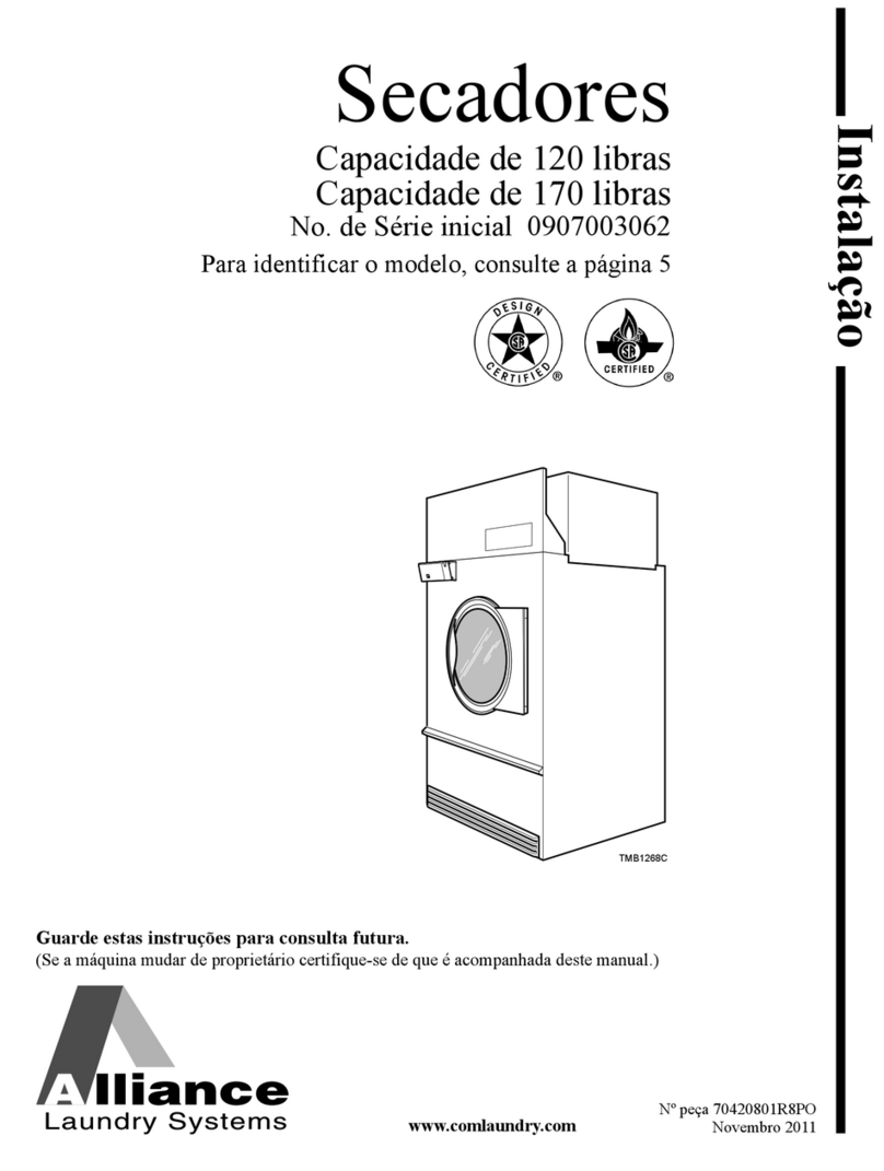 Alliance Laundry Systems Washer user manual