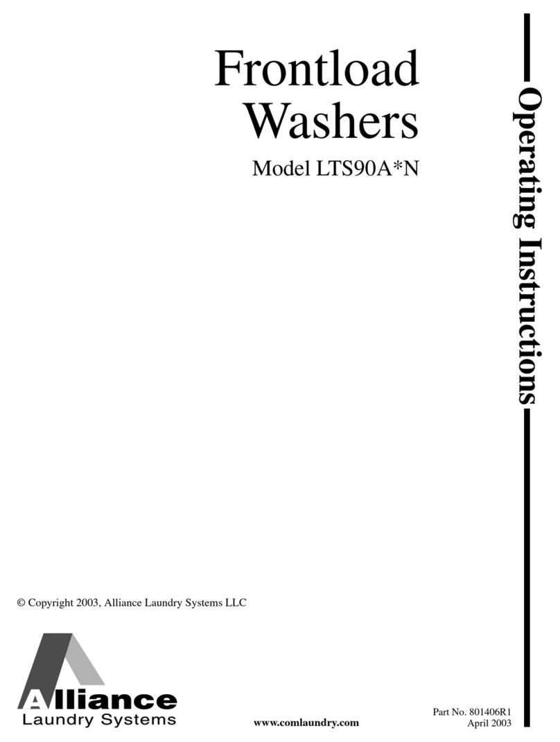 Alliance Laundry Systems LTS90A*N User manual