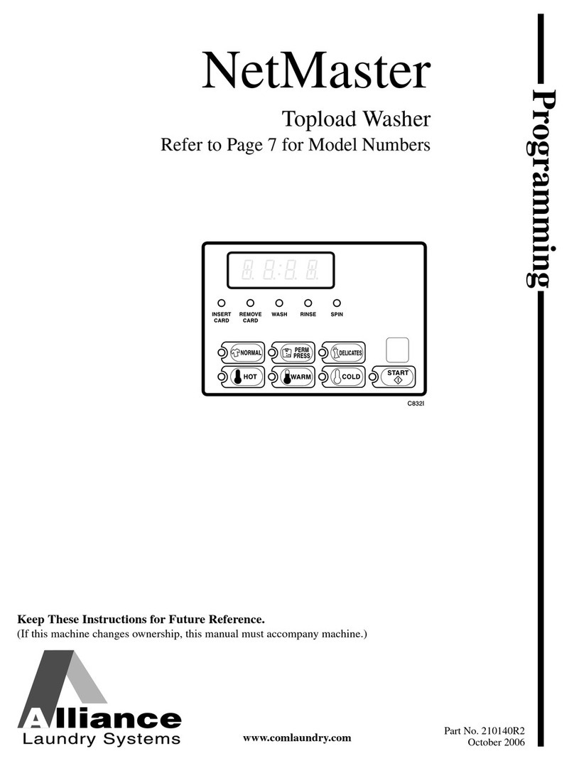 Alliance Laundry Systems NetMaster HWTB21 Owner's manual Alliance Laundry Systems NetMaster HWTB21 Owner's manual