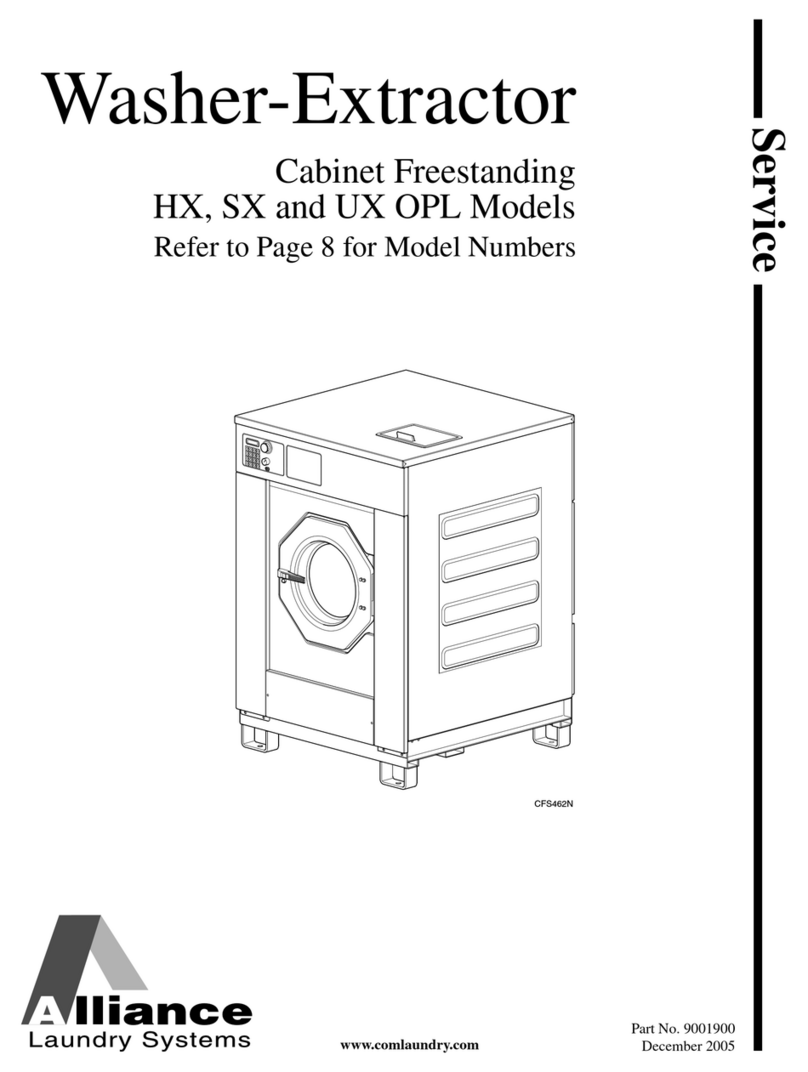 Alliance Laundry Systems HX User manual