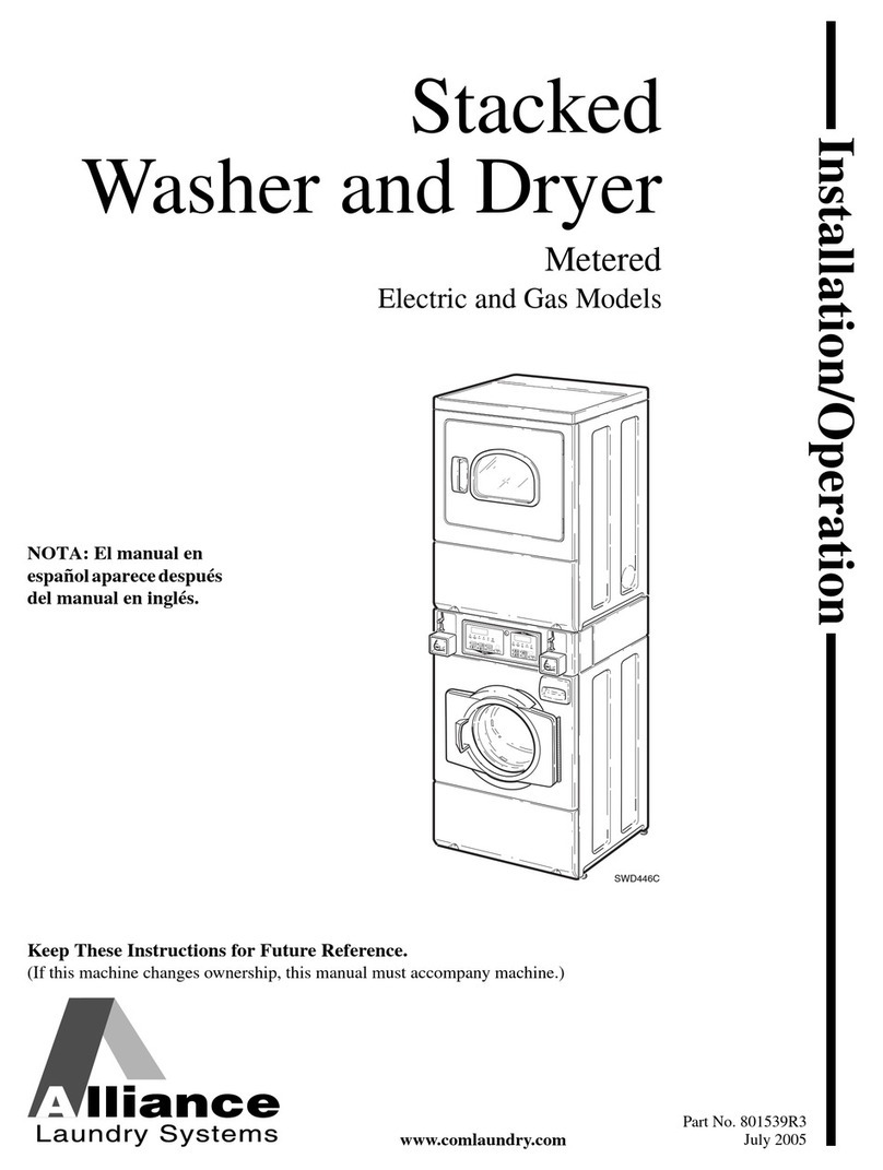 Alliance Laundry Systems SWD447C Guide