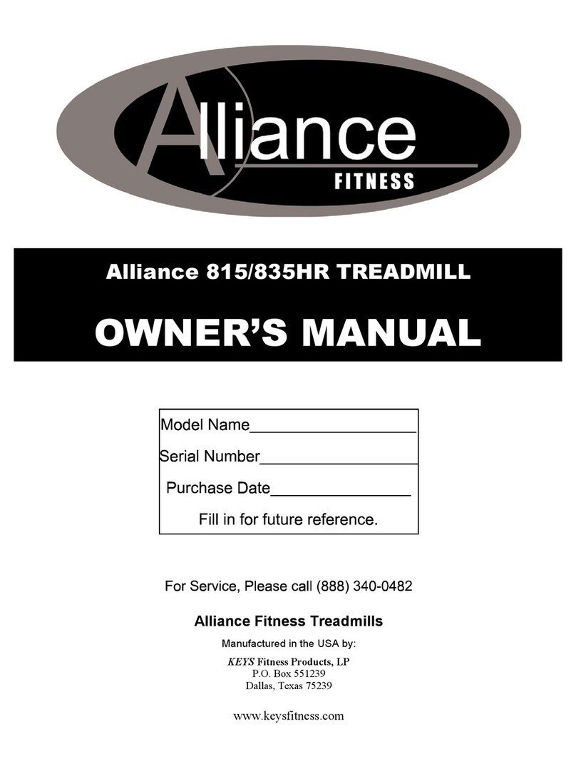 ALLIANCE 815 owner's manual