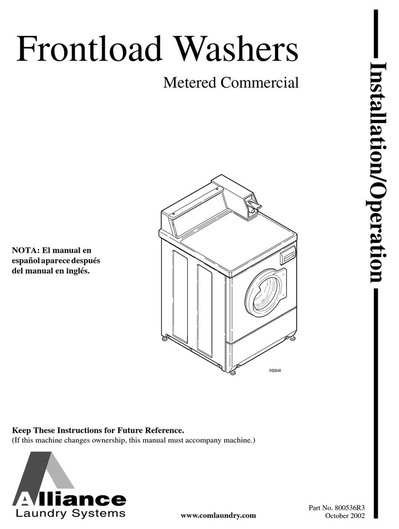 Alliance Laundry Systems H2641 Installation & operation Alliance Laundry Systems H2641 Installation & operation