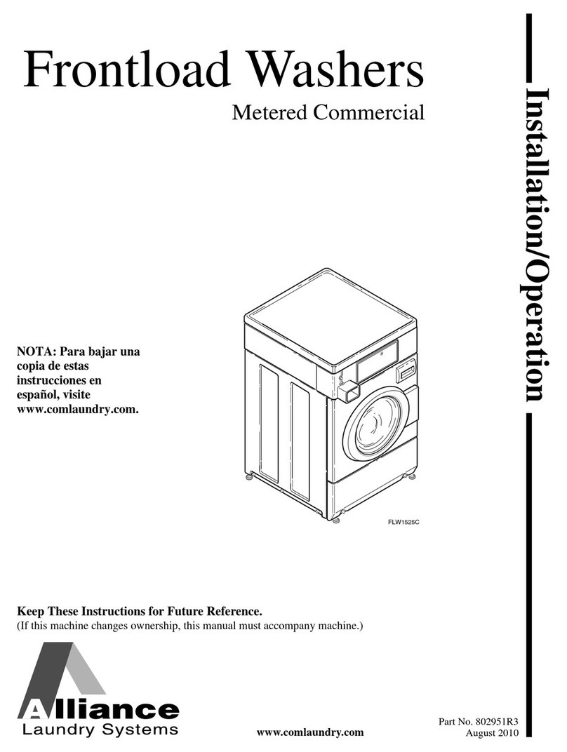 Alliance Laundry Systems FLW1525C Guide