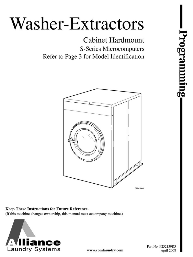 Alliance Laundry Systems F232139R3 Owner's manual Alliance Laundry Systems F232139R3 Owner's manual