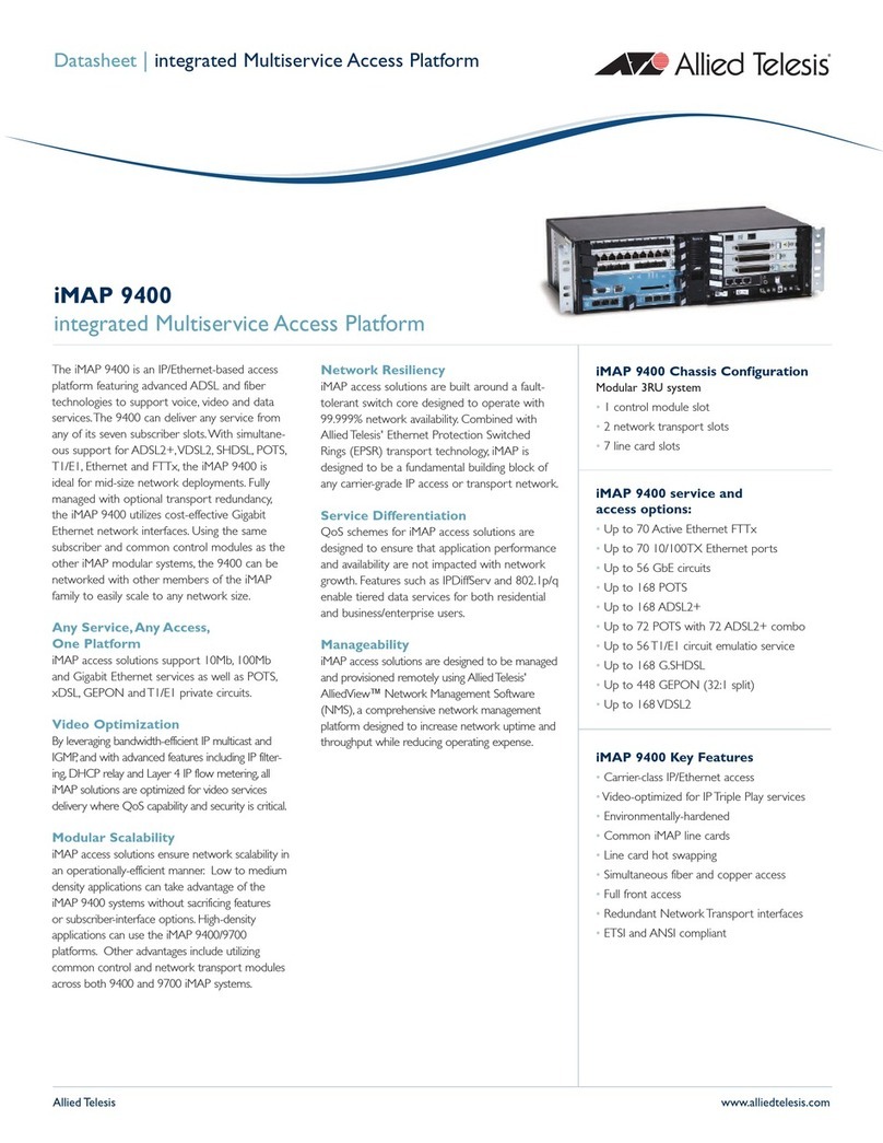 Allied Telesis iMAP 9400 datasheet