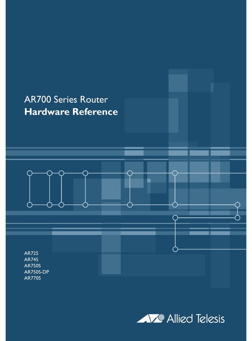 Allied Telesis Rapier AR 700 Series Hardware reference