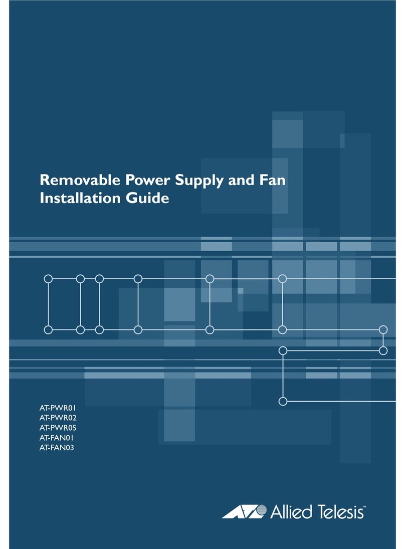 Allied Telesis AT-FAN01 User manual
