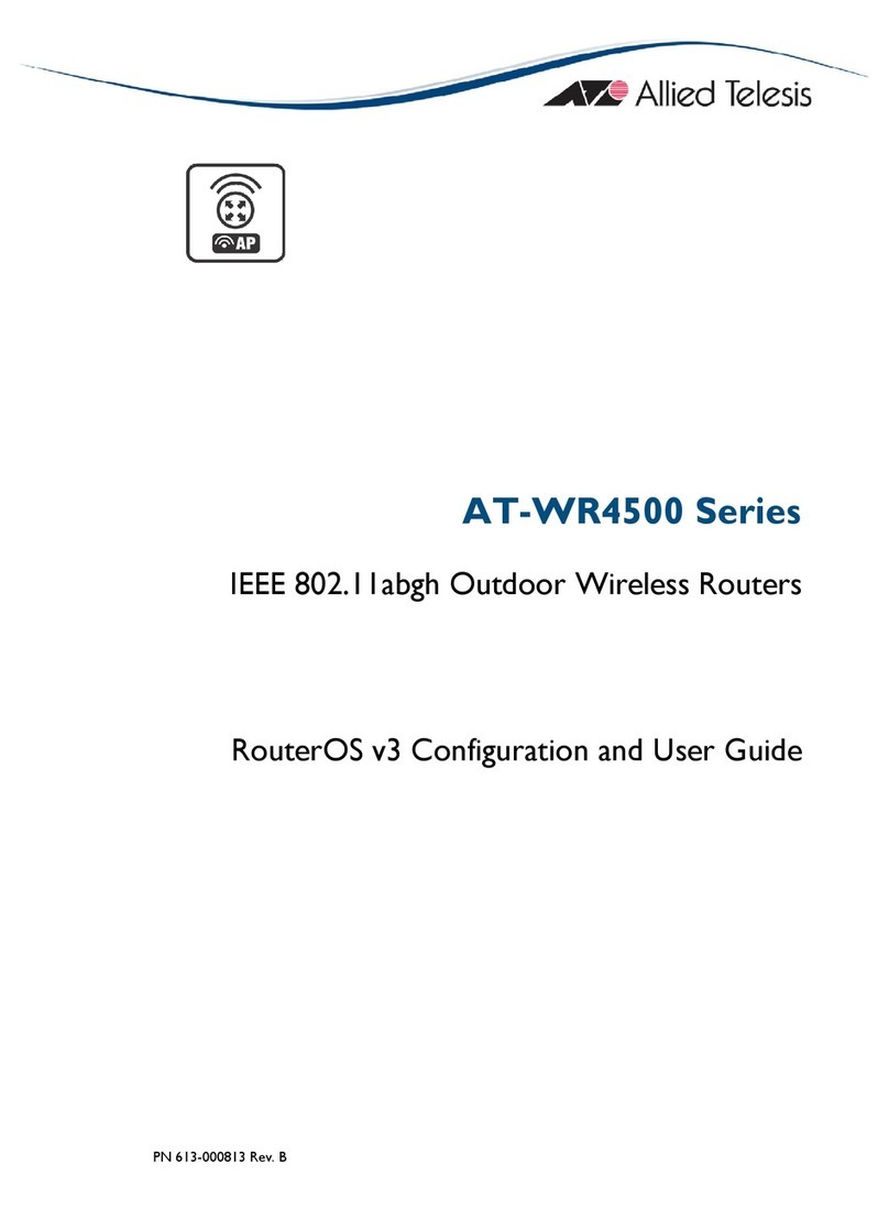 Allied Telesis AT-WR4500 Series User manual