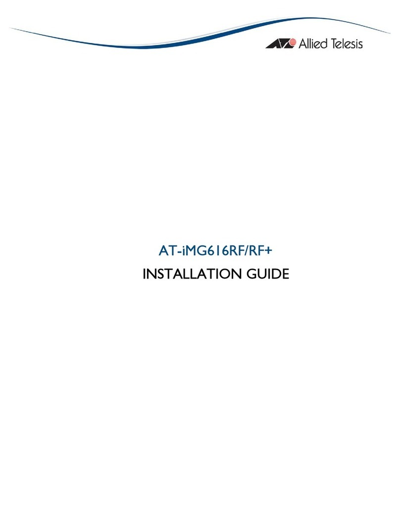 Allied Telesis AT-IMG616RF/RF+ User manual