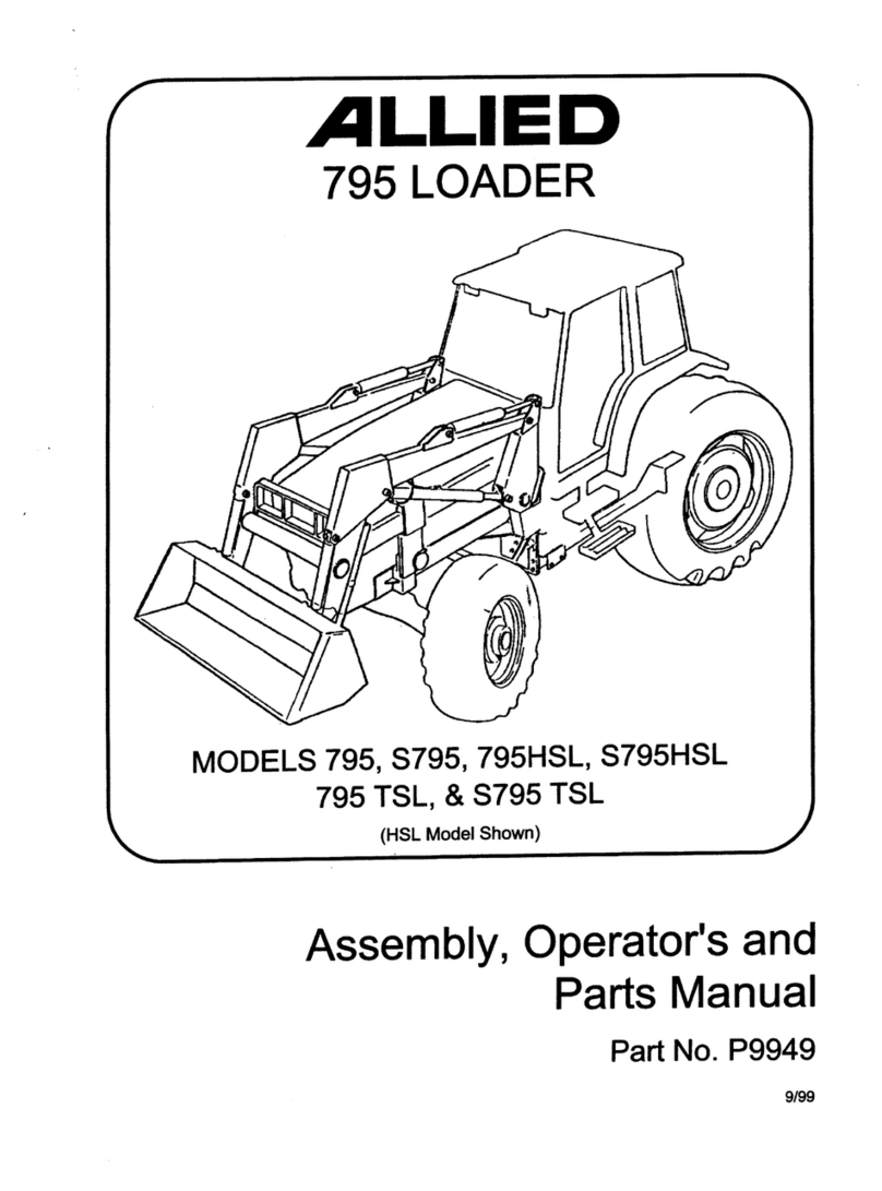 Buhler Allied 795 Assembly, Operator's and Parts manual