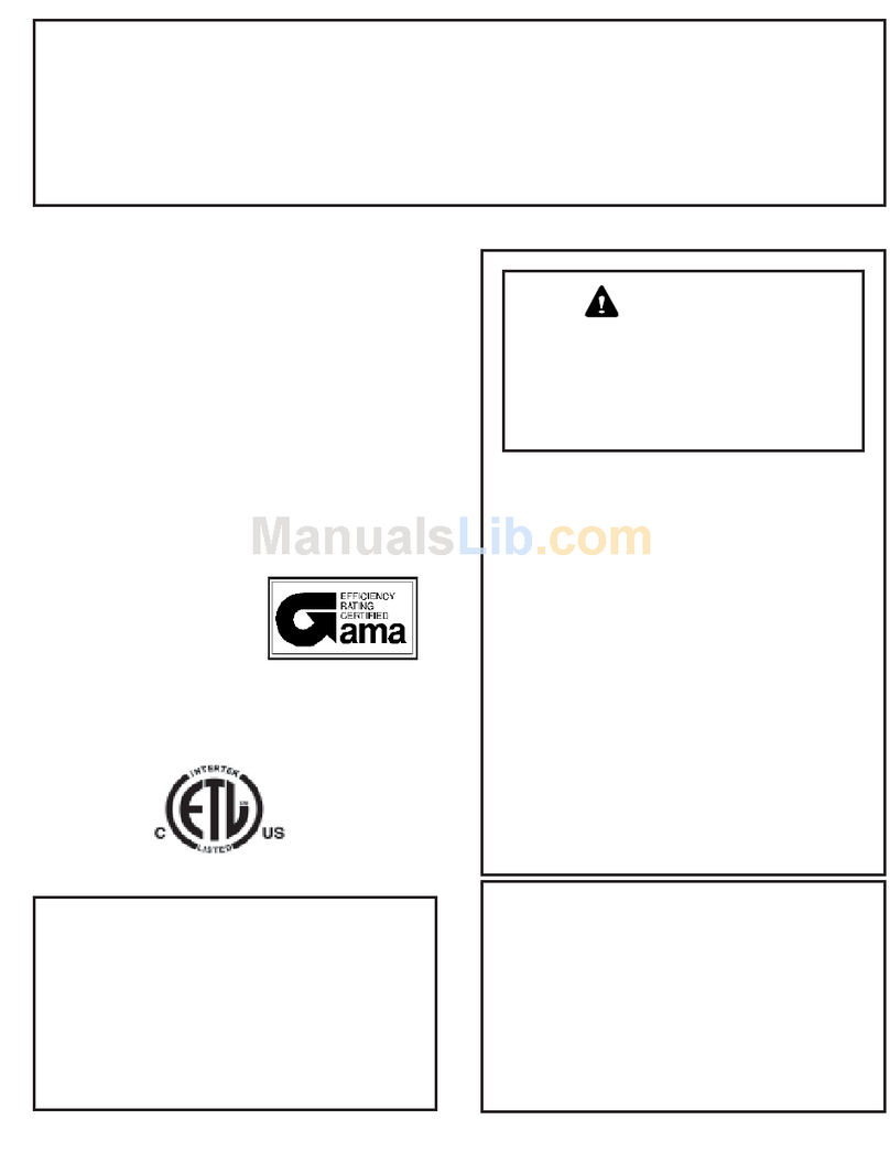 Allied Air 506299-01 User's information manual Allied Air 506299-01 User's information manual