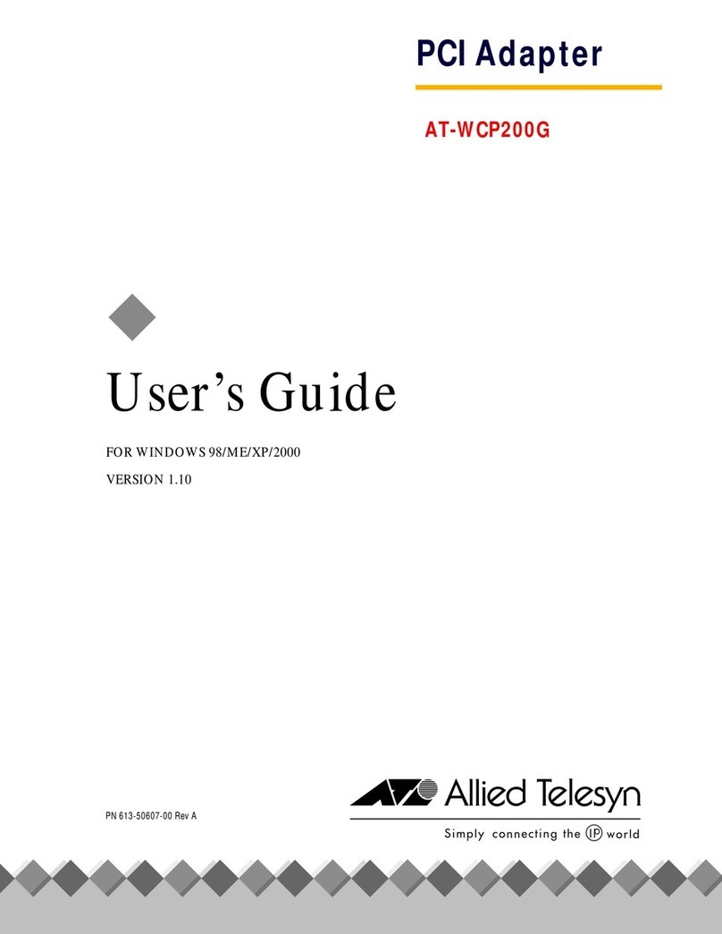 Allied Telesis AT-WCP200G user guide