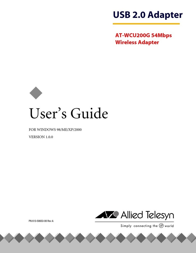 Allied Telesis AT-WCU200G user guide