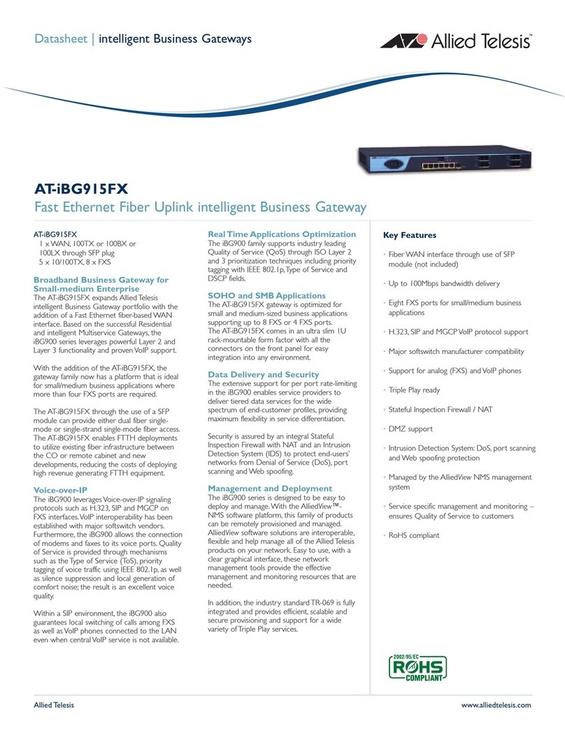 Allied Telesis AT-iBG915 User manual