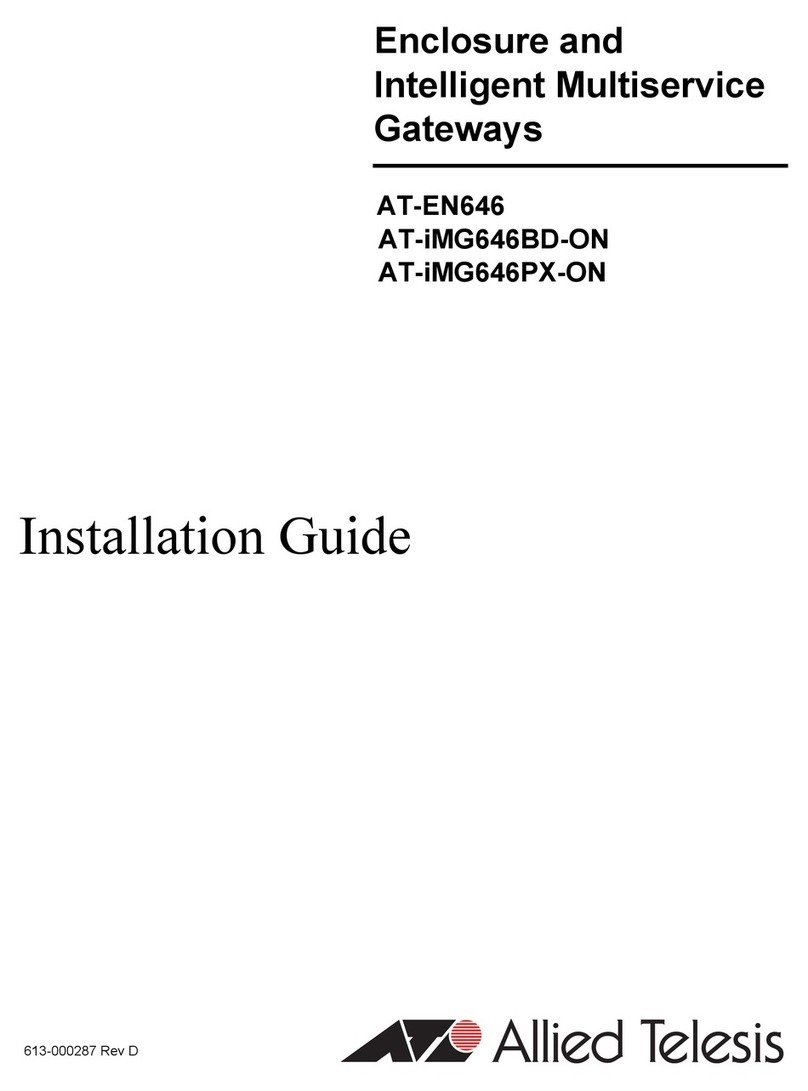 Allied Telesis AT-EN646 User manual