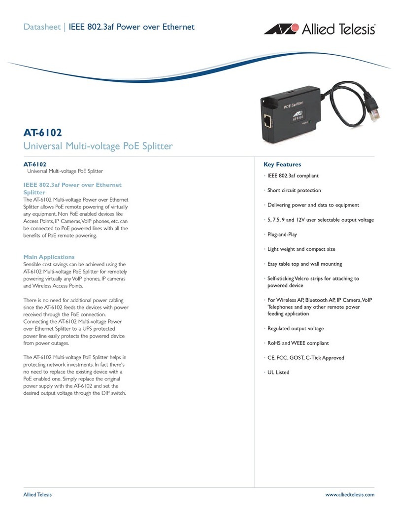 Allied Telesis AT-6102 datasheet