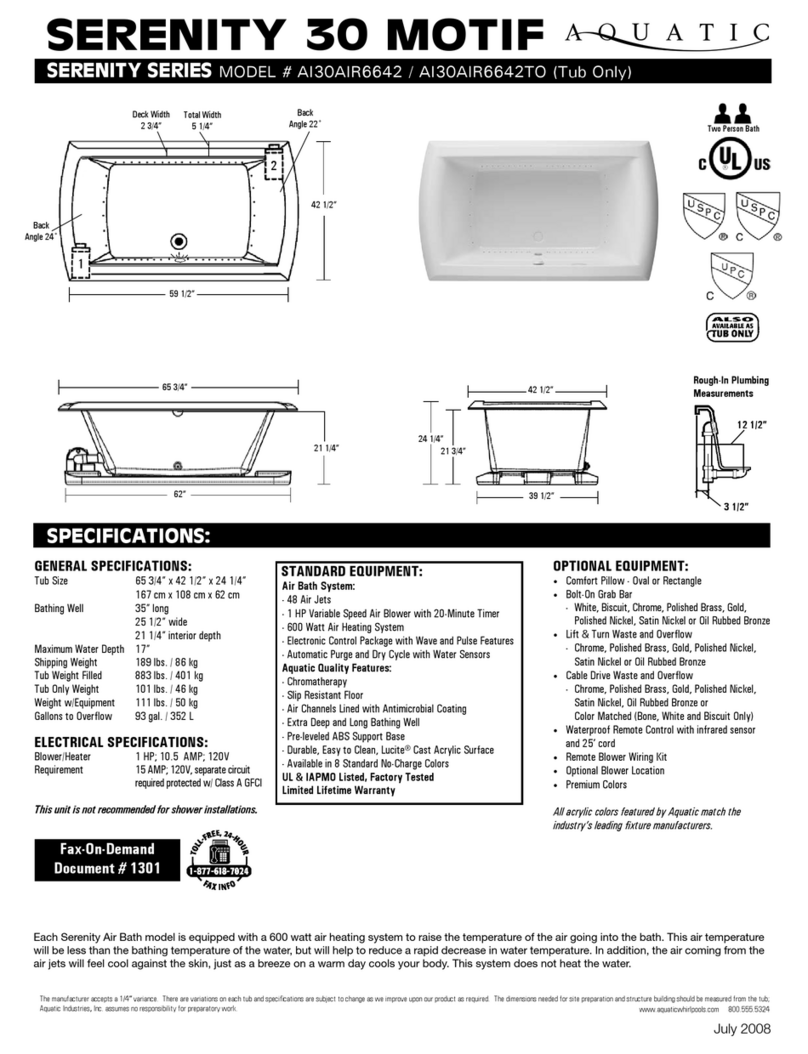 Aquatic Serenity 30 Motif Specification sheet