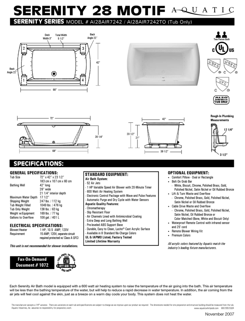 Aquatic Serenity 28 Motif User manual Aquatic Serenity 28 Motif User manual