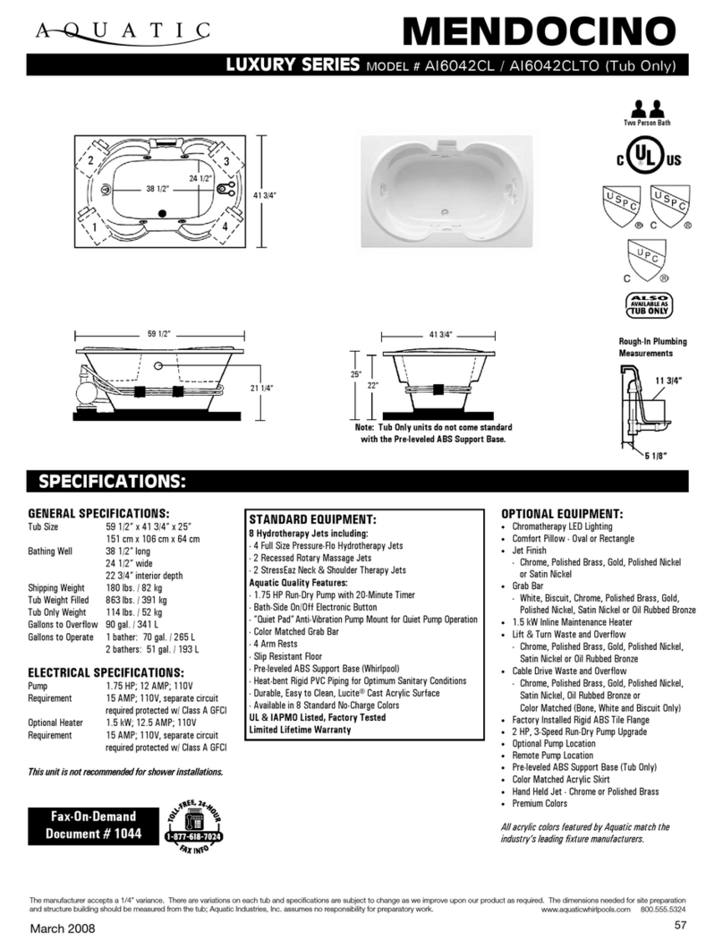 Aquatic AI6042CL User manual