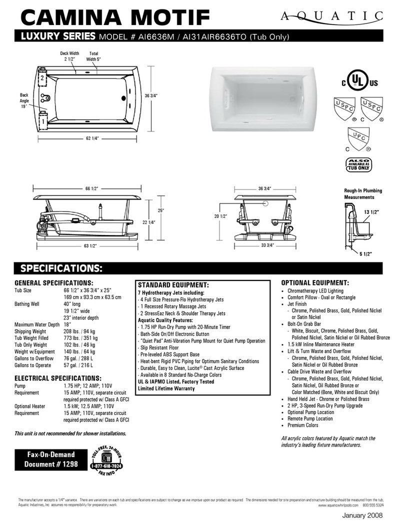 Aquatic AI6636M Specifications