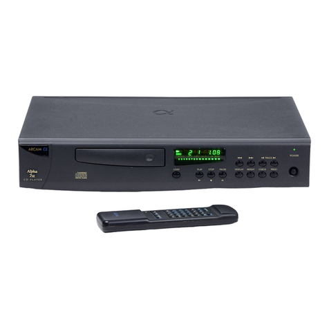 Arcam Alpha 9 User manual Arcam Alpha 9 User manual