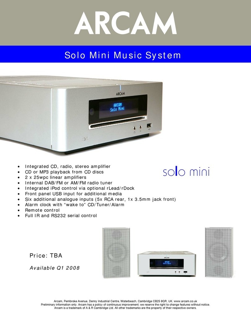 Arcam SOLO MINI User manual