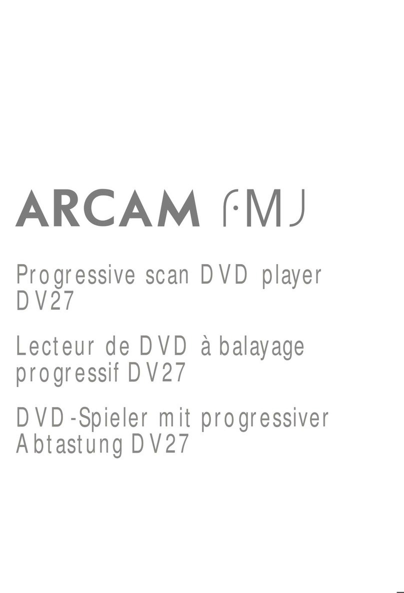 Arcam DV27 Handbook