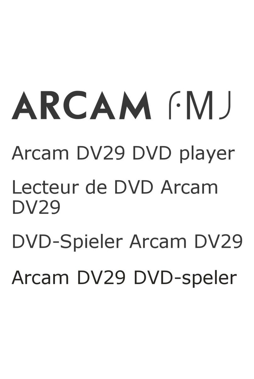 Arcam DV29 User manual