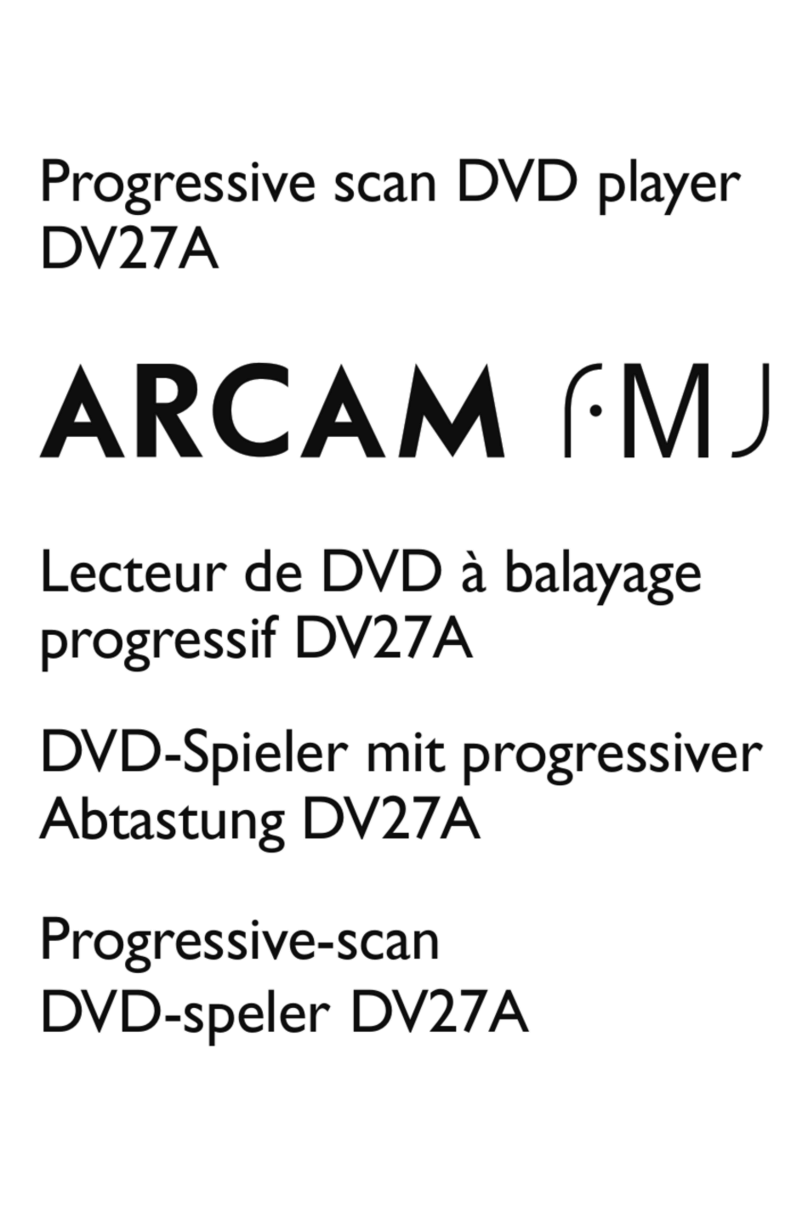 Arcam DV27A User manual
