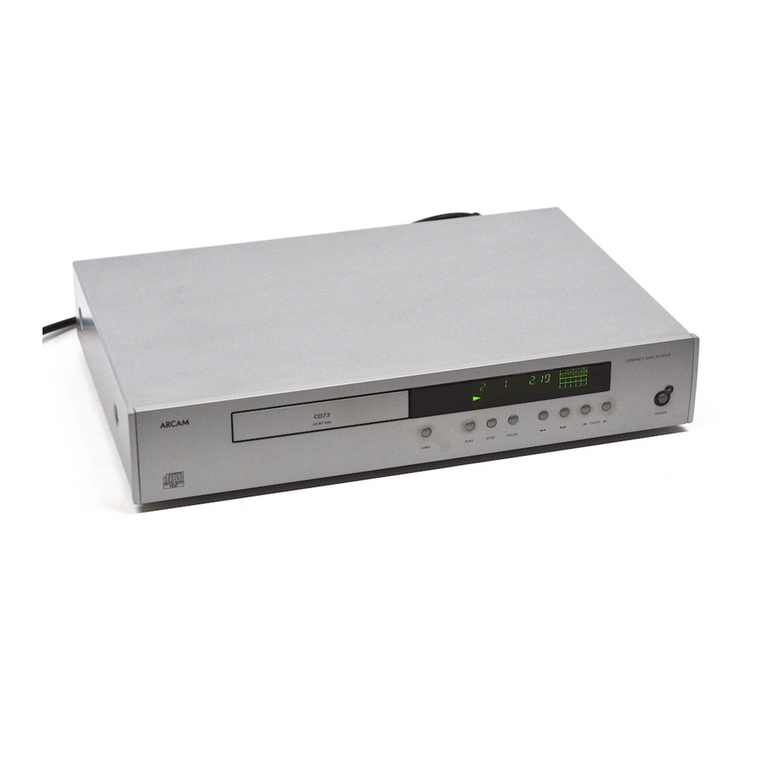 Arcam DiVA CD73 User manual