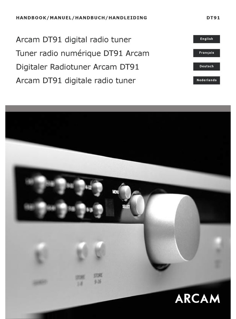 Arcam DT91 User manual