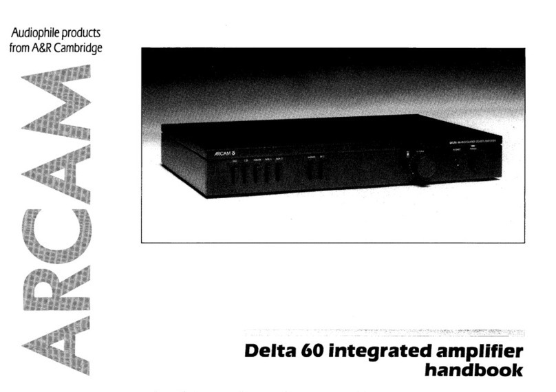Arcam Delta 60 User manual