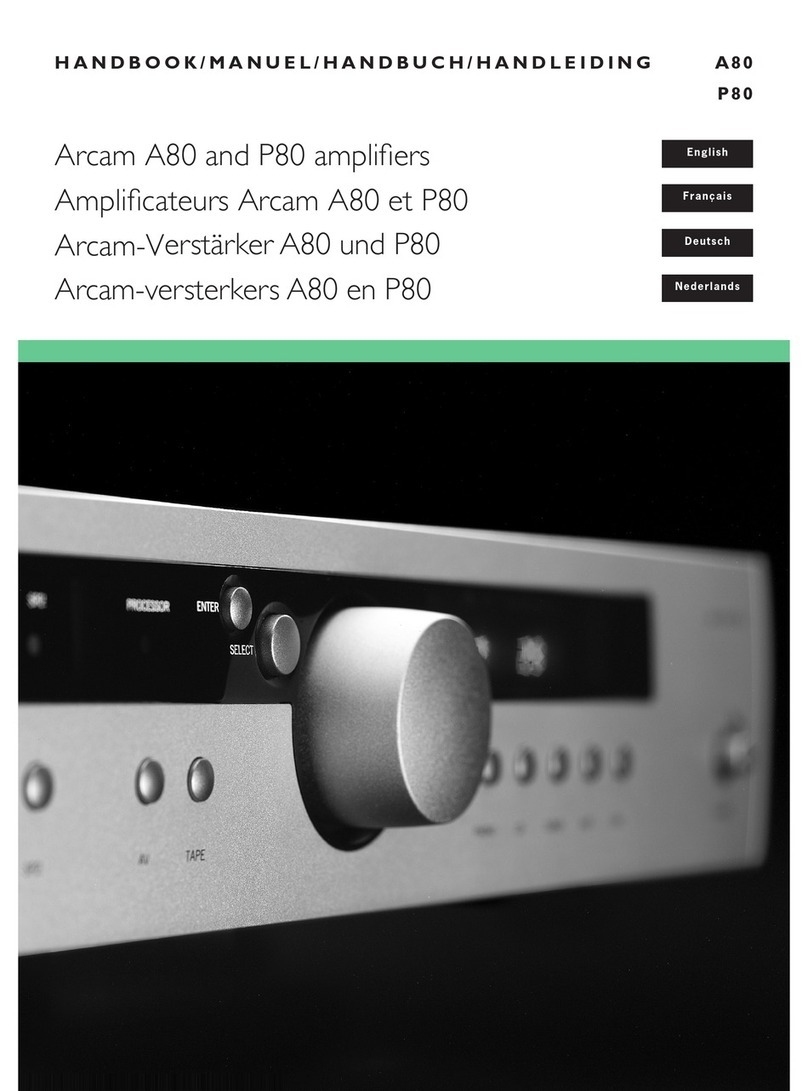 Arcam DiVA A80 Handbook