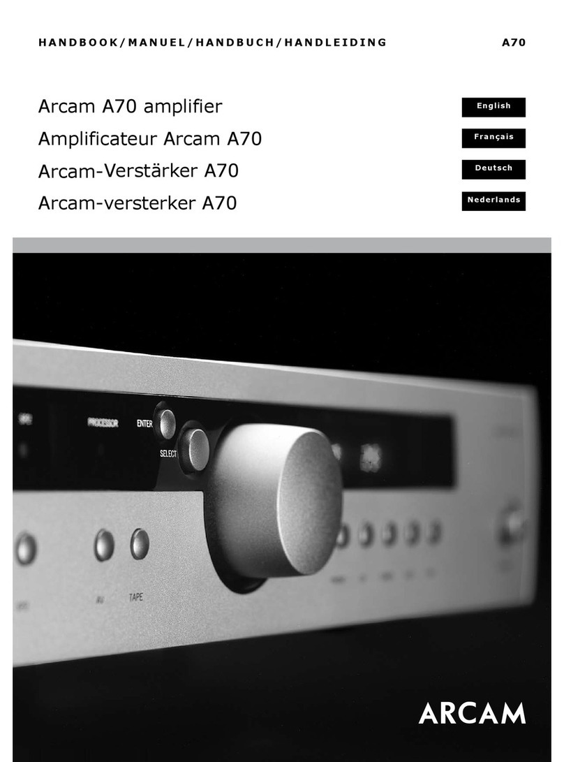 Arcam DiVA A70 User manual